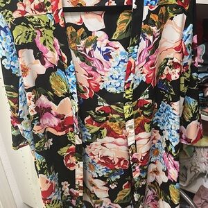 Show Me Your MuMu Black Floral Kimono